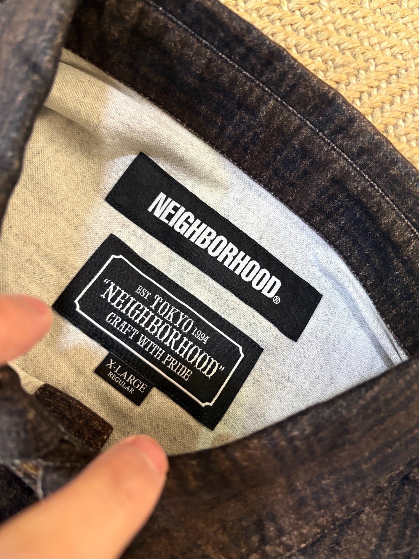 NEIGHBORHOOD x UGG 19AW Checkered Shirt