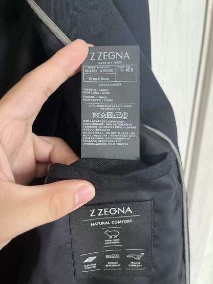 Z Zegna Navy Casual Blazer for Men