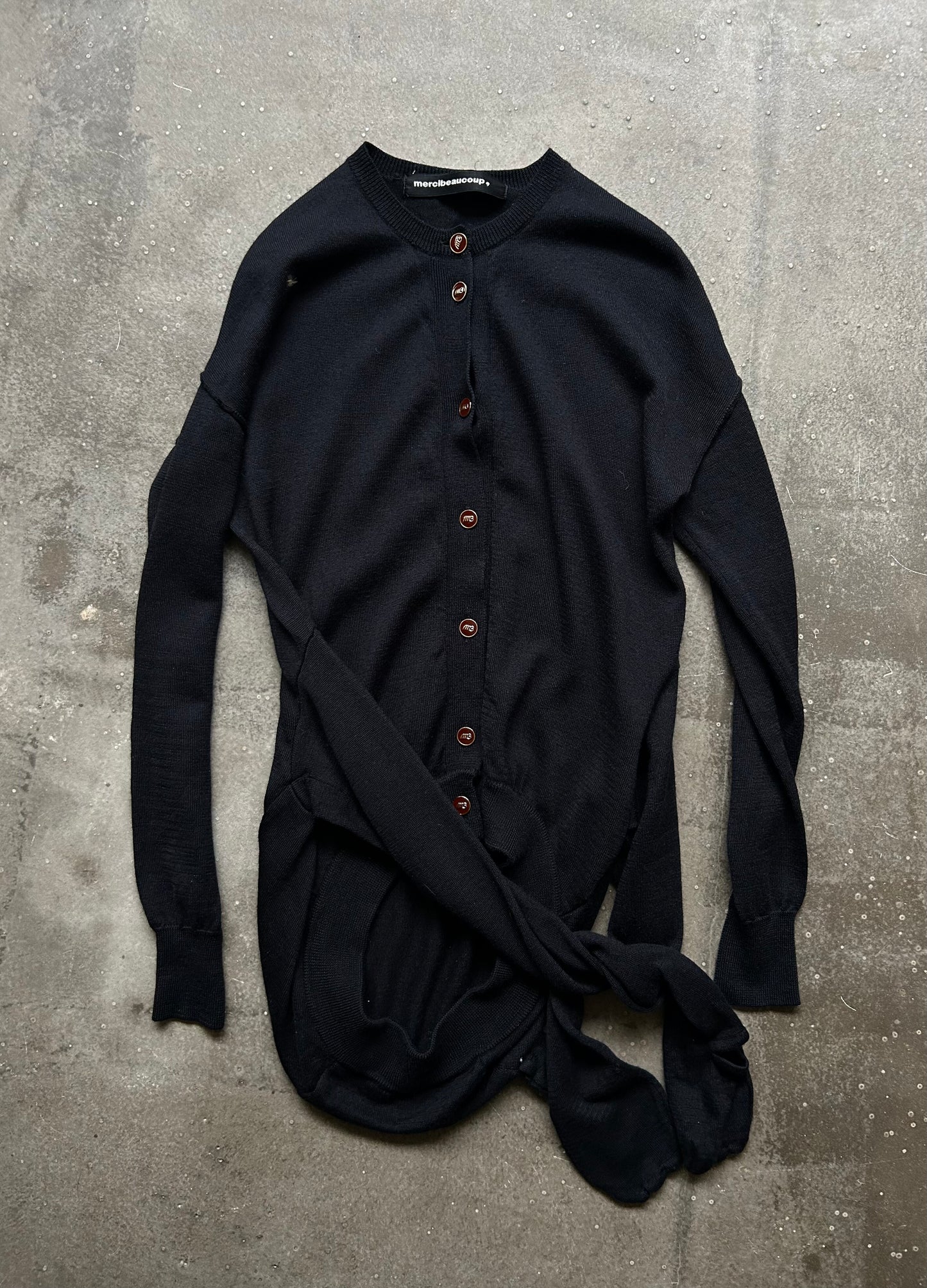 mercibeaucoup dual wear cardigan