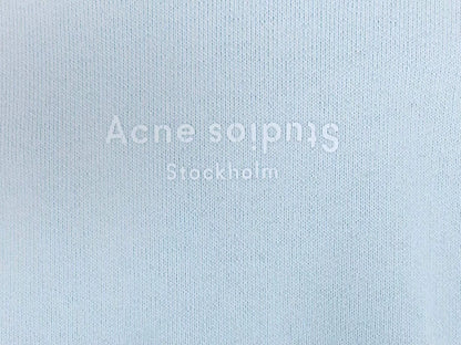 acne studios light blue logo sweatshirt