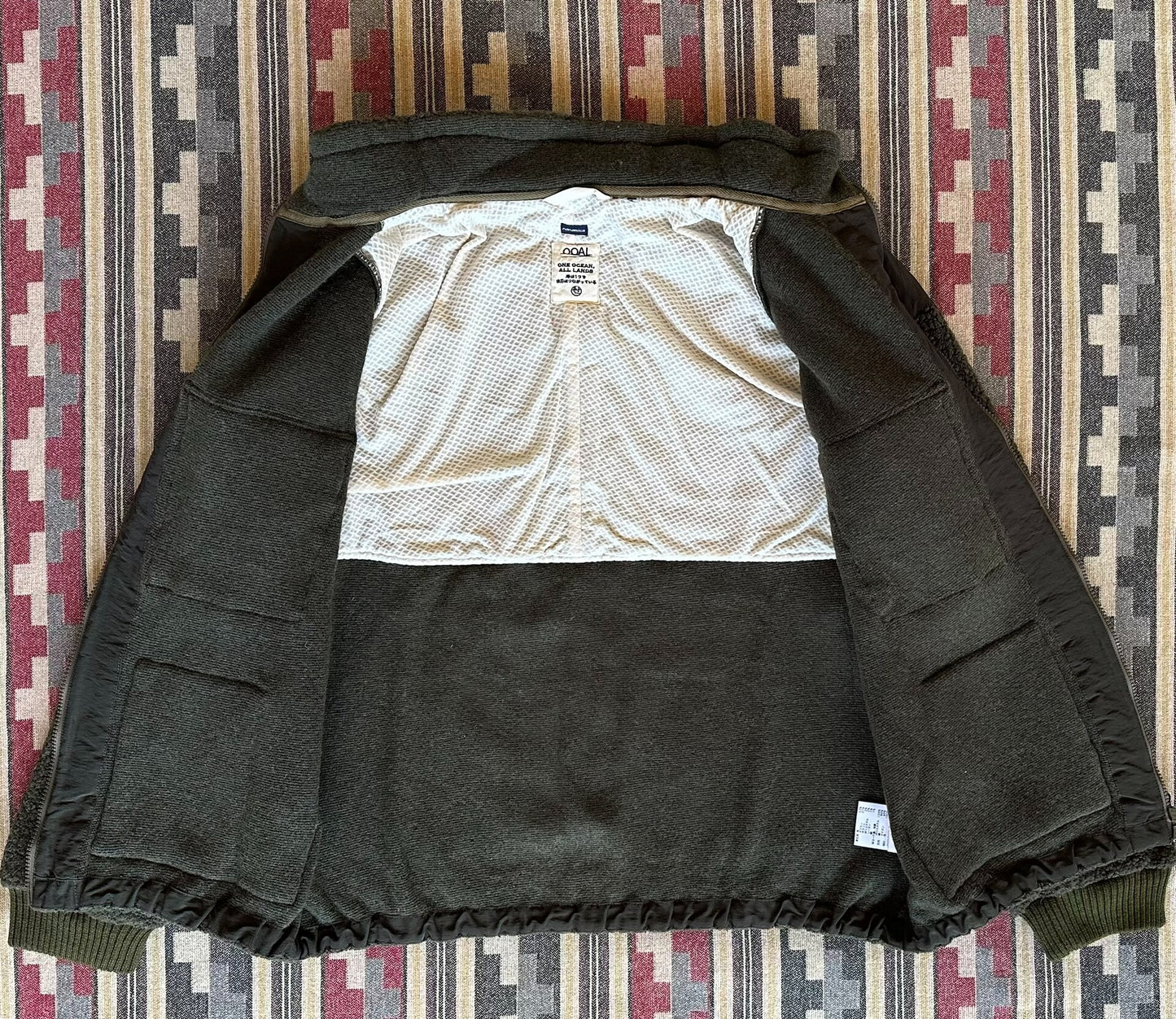 vintage wool fleece jacket by nanamica