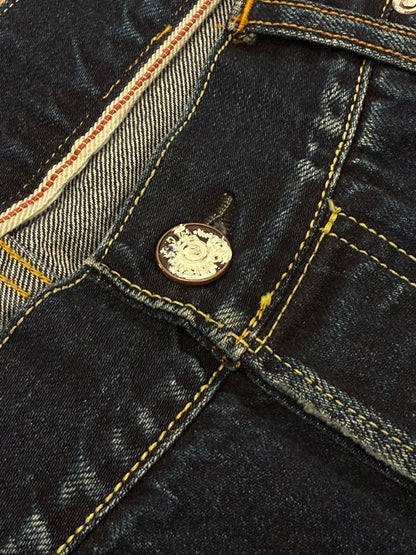Visvim 01.2 Dry18 Social Sculpture Distressed Jeans