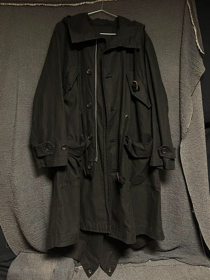 rare yohji yamamoto washed coat