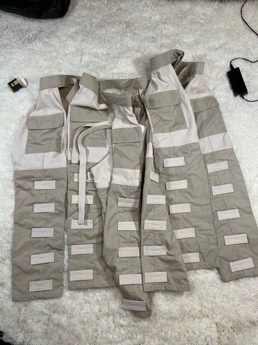 fear of god suede strap pants set