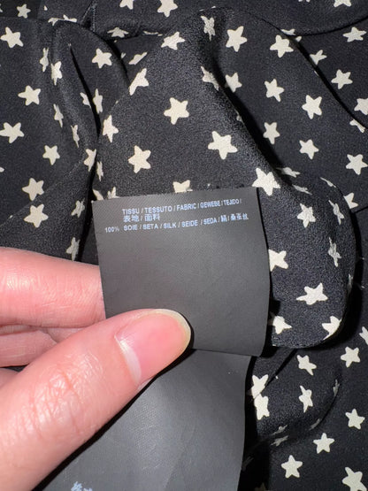 Saint Laurent Star Pattern Silk Shirt
