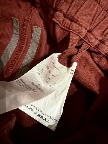 Rick Owens DRKSHDW Rust Red Shorts