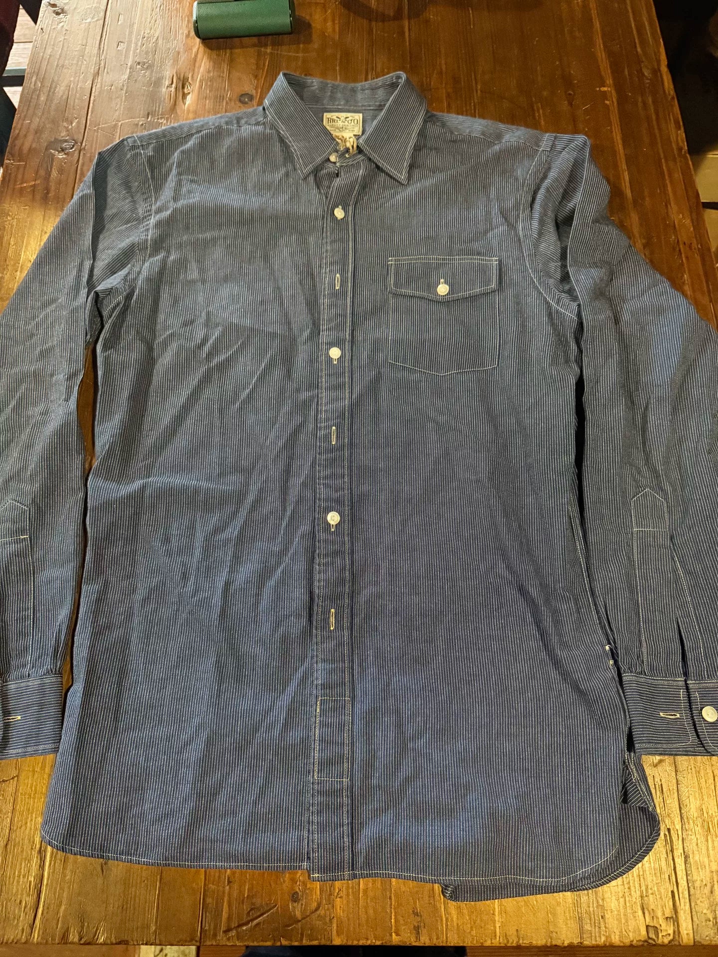 RRL Striped Shirt M Size