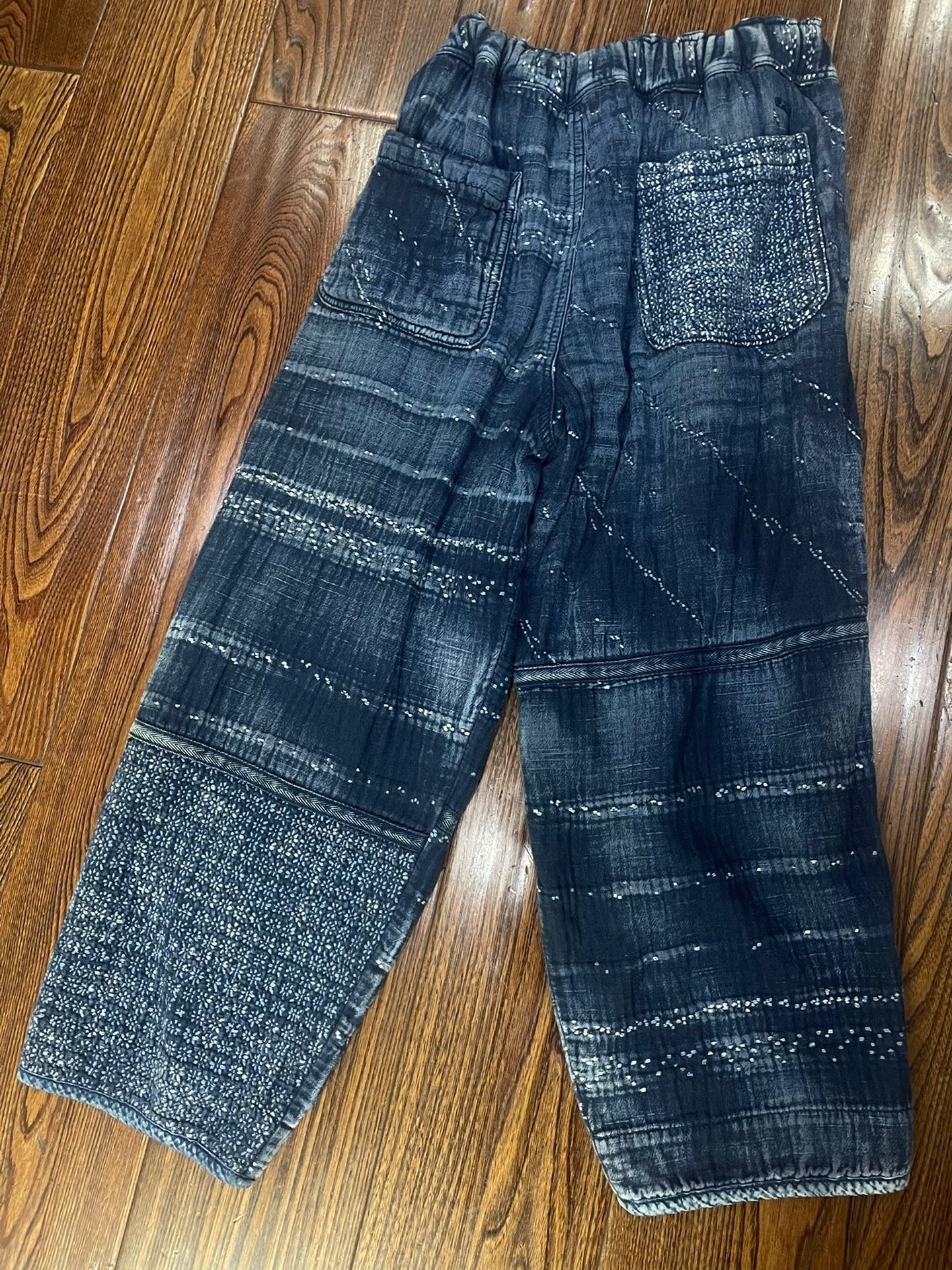 Porter Classic Cherry Blossom Sashiko Pants