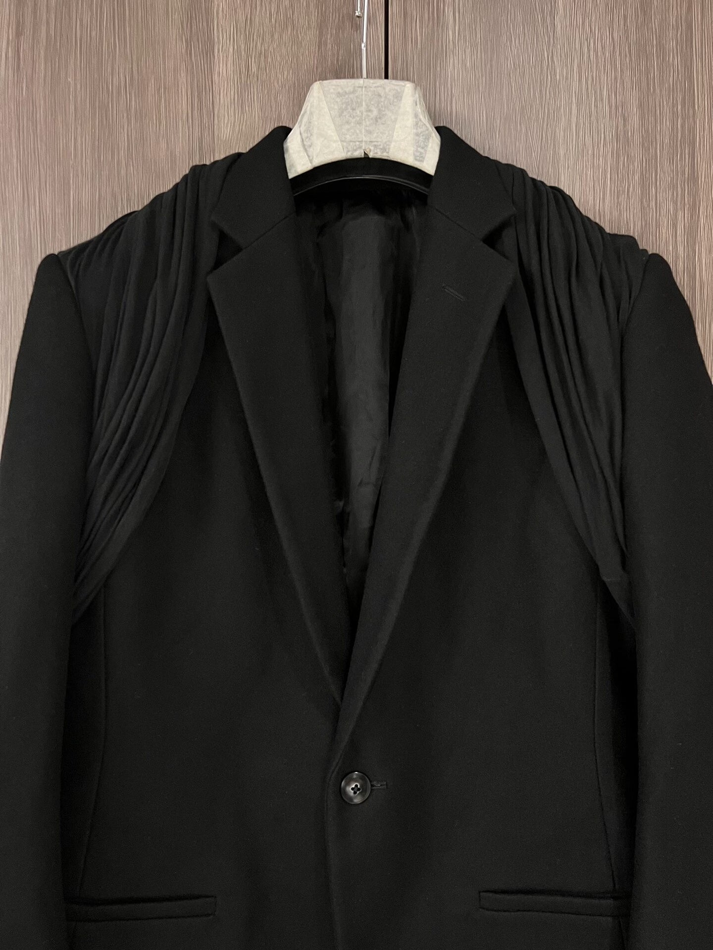 Rick Owens Black Tailored Suit Jacket
