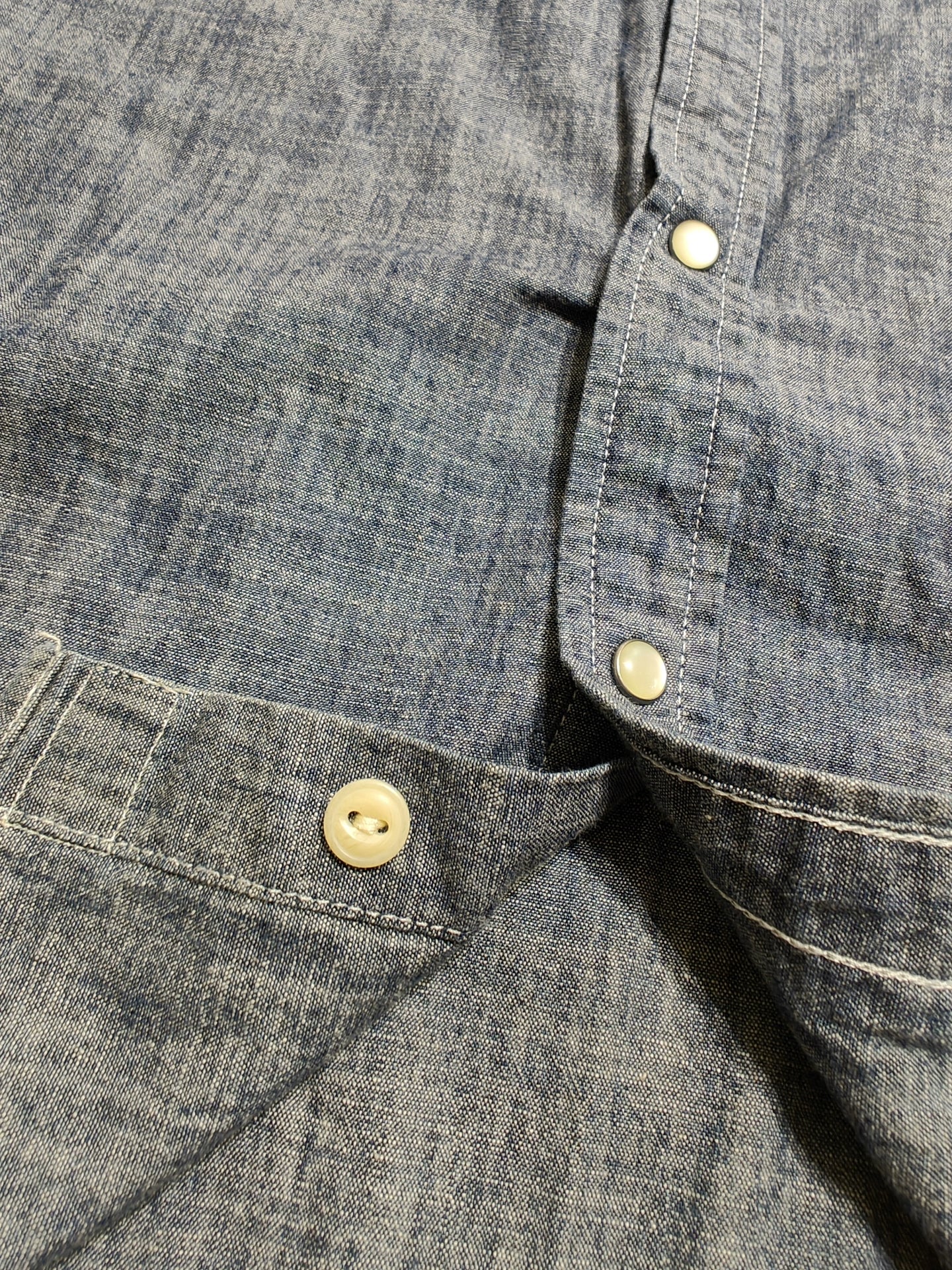 Ralph Lauren RRL Light Denim Western Shirt