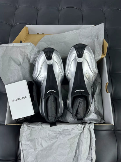 Balenciaga Metallic Basketball Sneakers Size 40