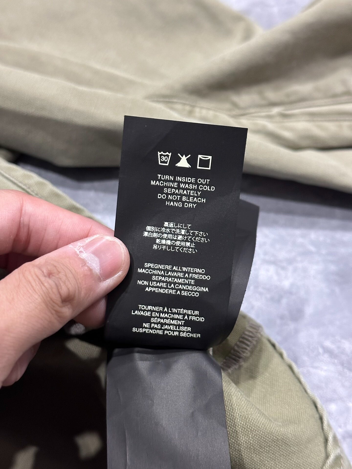 Fear of God Olive Green Henley Shirt