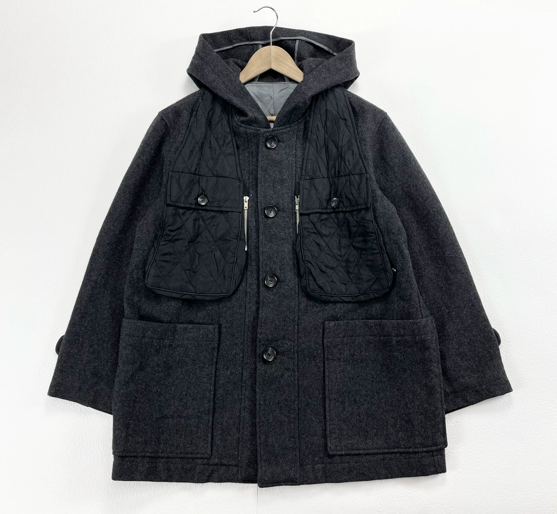 issey sport I.S 90s tactical wool jacket