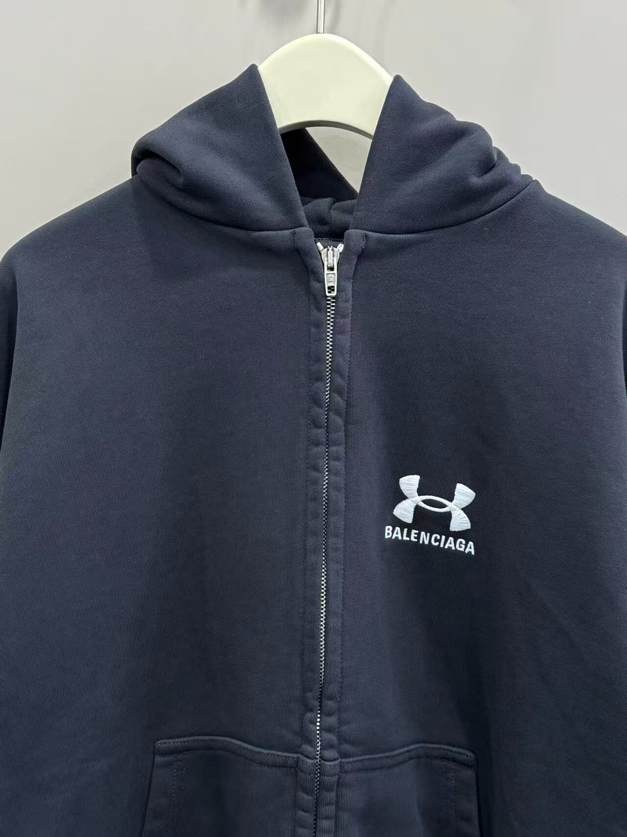 Balenciaga Under Armour Zip Hoodie Size S
