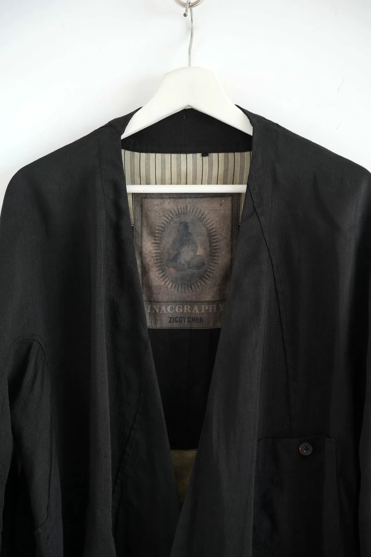 ziggy chen double-faced robe coat