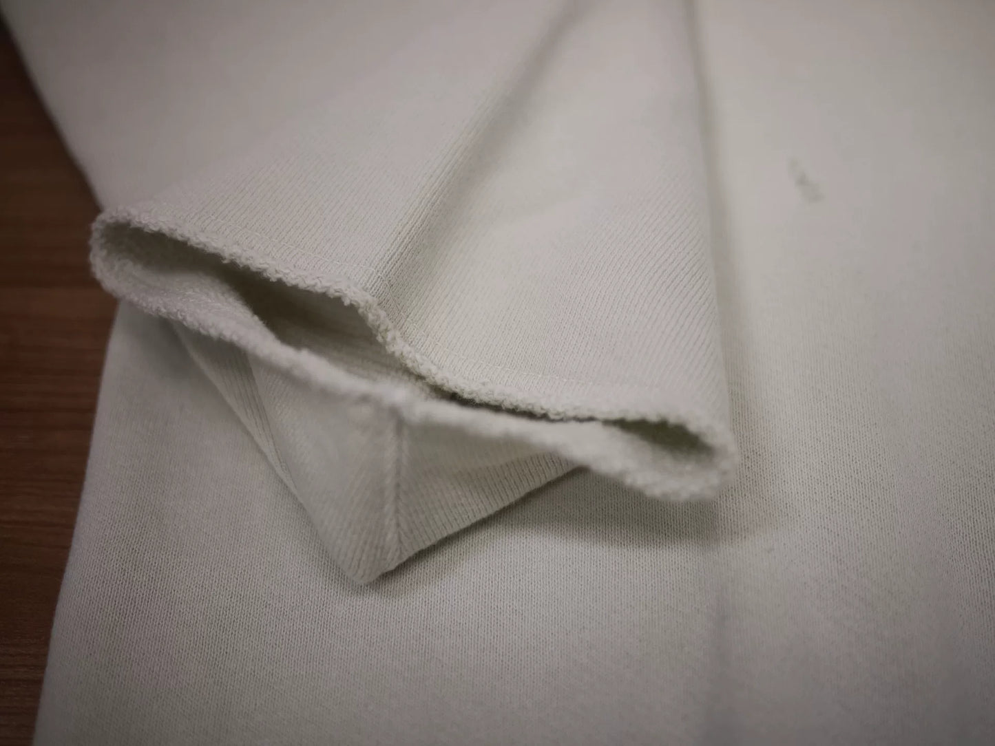 Visvim Jumbo Sweat 3/4 Crash Off White