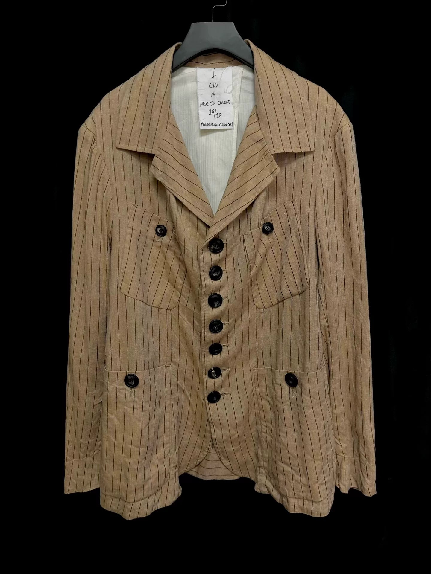 John Alexander Skelton Antique Linen Jacket