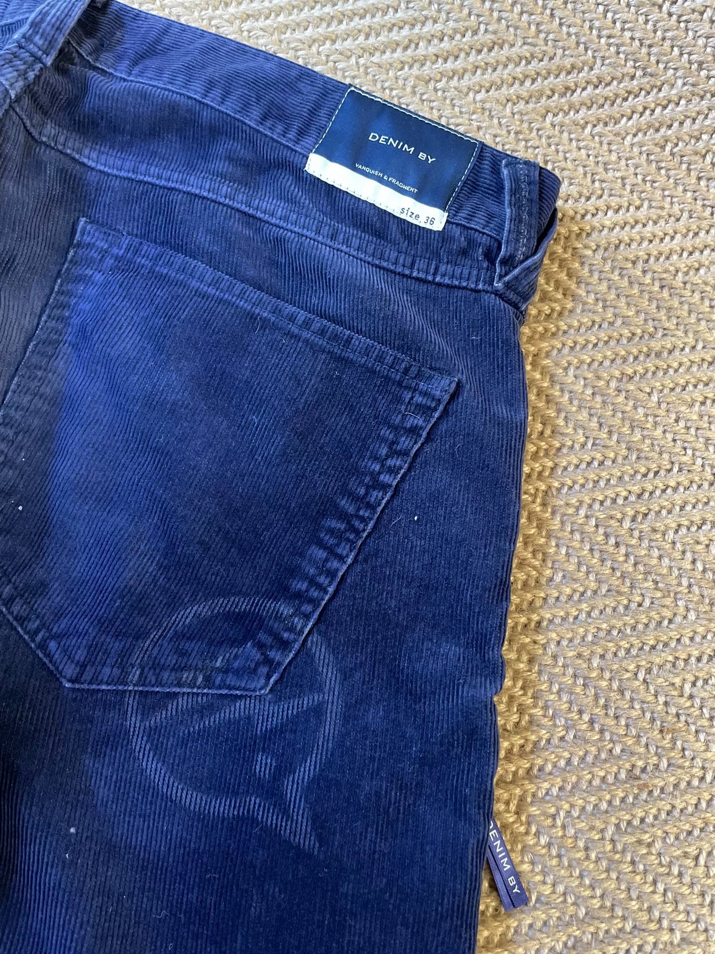 Vanquish & Fragment Corduroy Distressed Pants