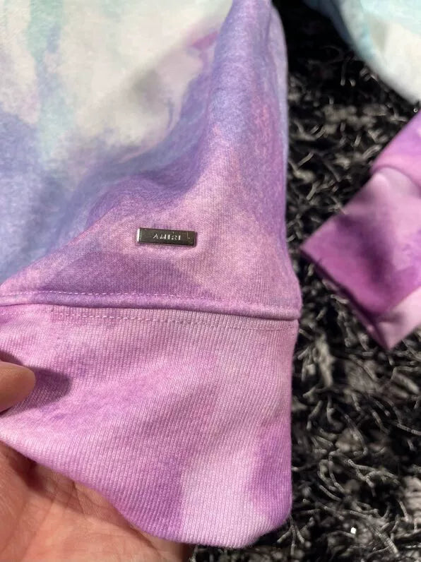 amiri tie-dye sweatshirt in size small