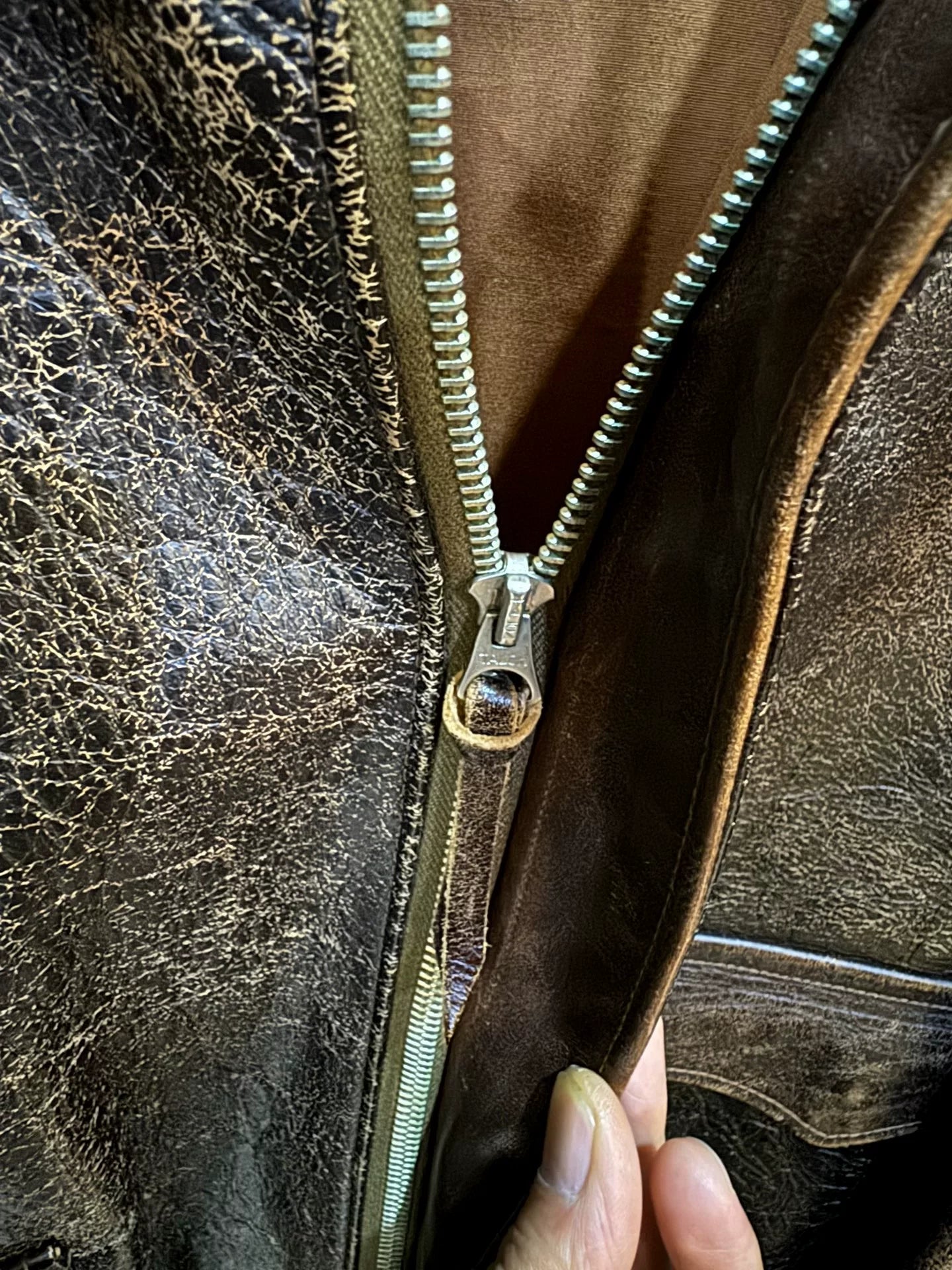 real mccoy rrl vintage leather jacket