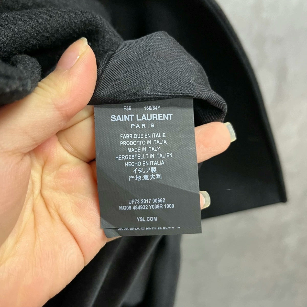 Saint Laurent Black Double-Breasted Jacket