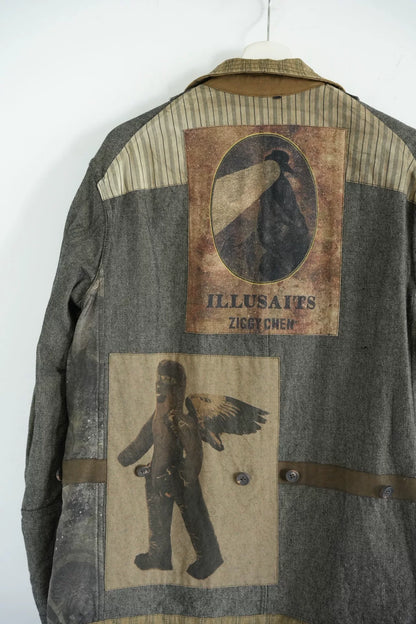 ziggy chen double-sided jacket 22aw