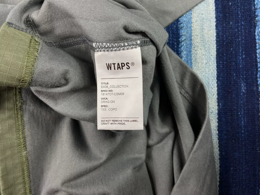 wtaps drag-on hooded sweatshirt 18ss