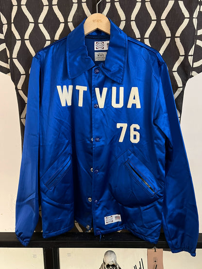 wtaps vintage satin windbreaker jacket