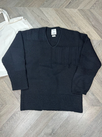 visvim highland v-neck wool sweater