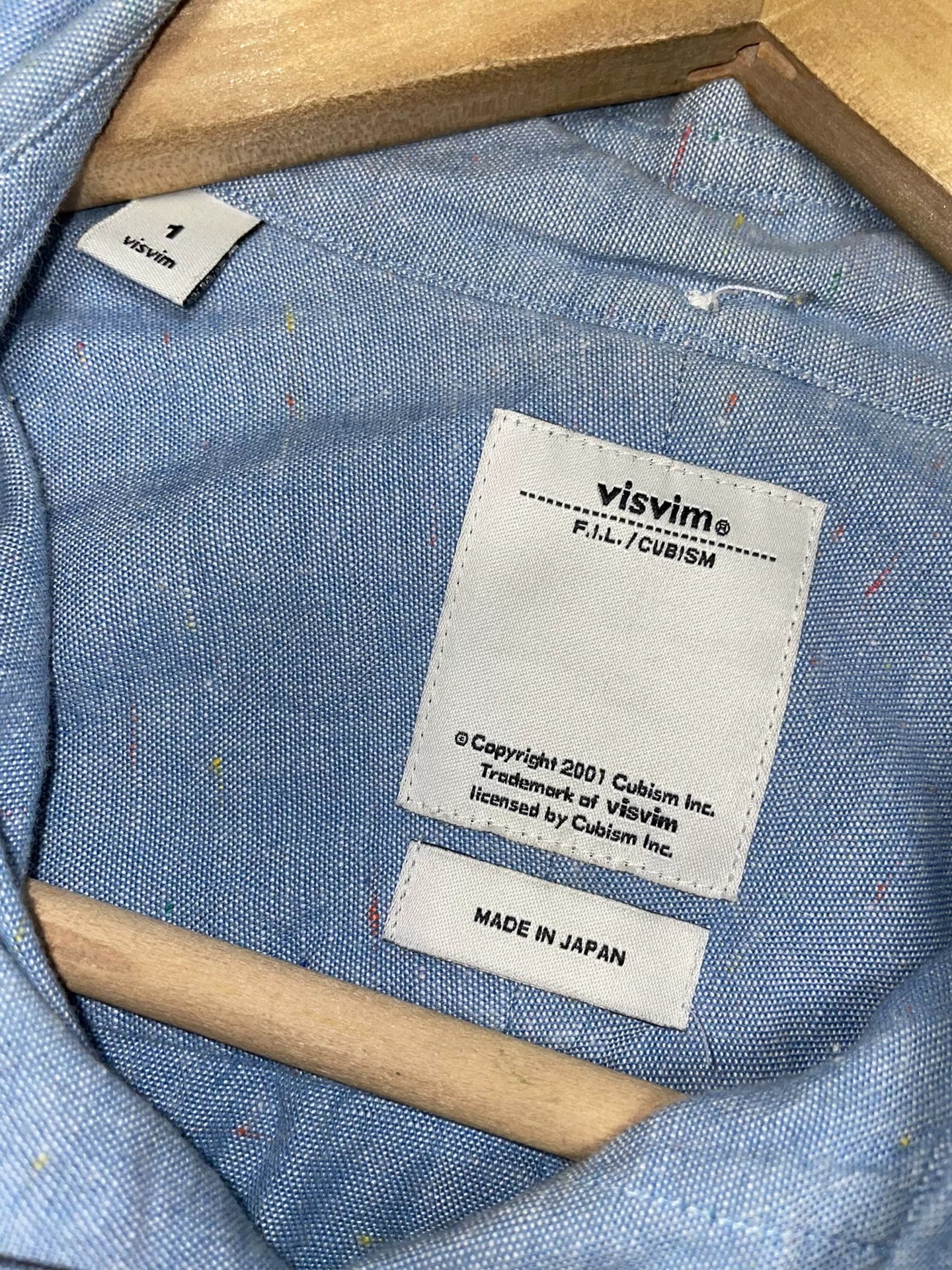 visvim v+v kuba colored cotton shirt