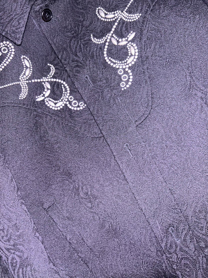 saint laurent embroidered wool jacket