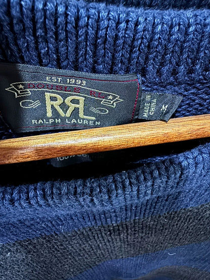 RRL Cotton Knitted Pullover Sweater