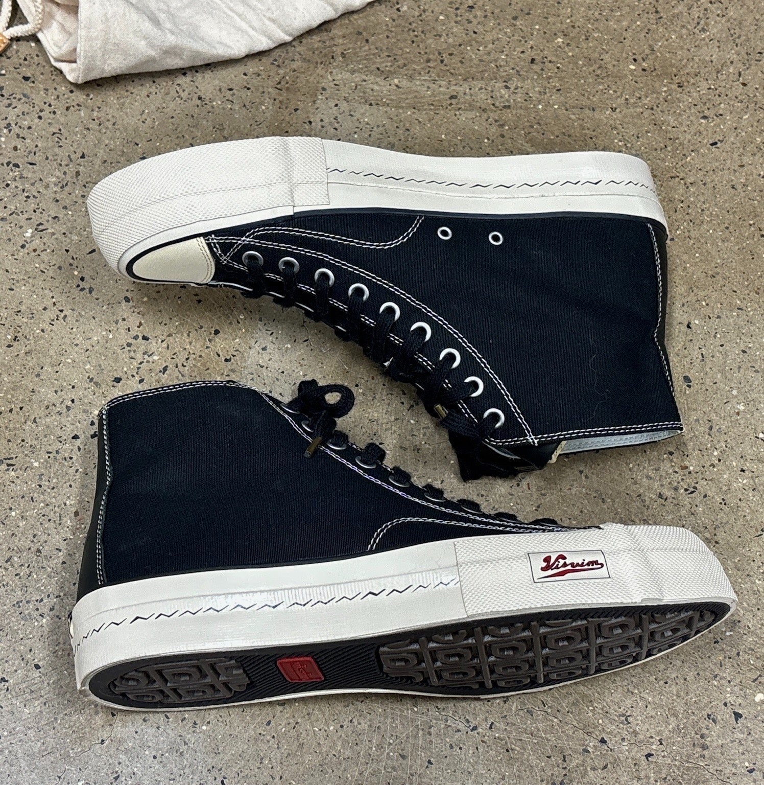 Visvim Skagway Hi Patten High-Top Canvas Sneakers