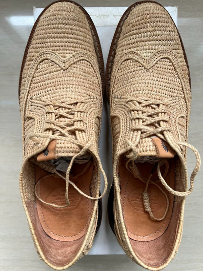 visvim patrician raffia shoe