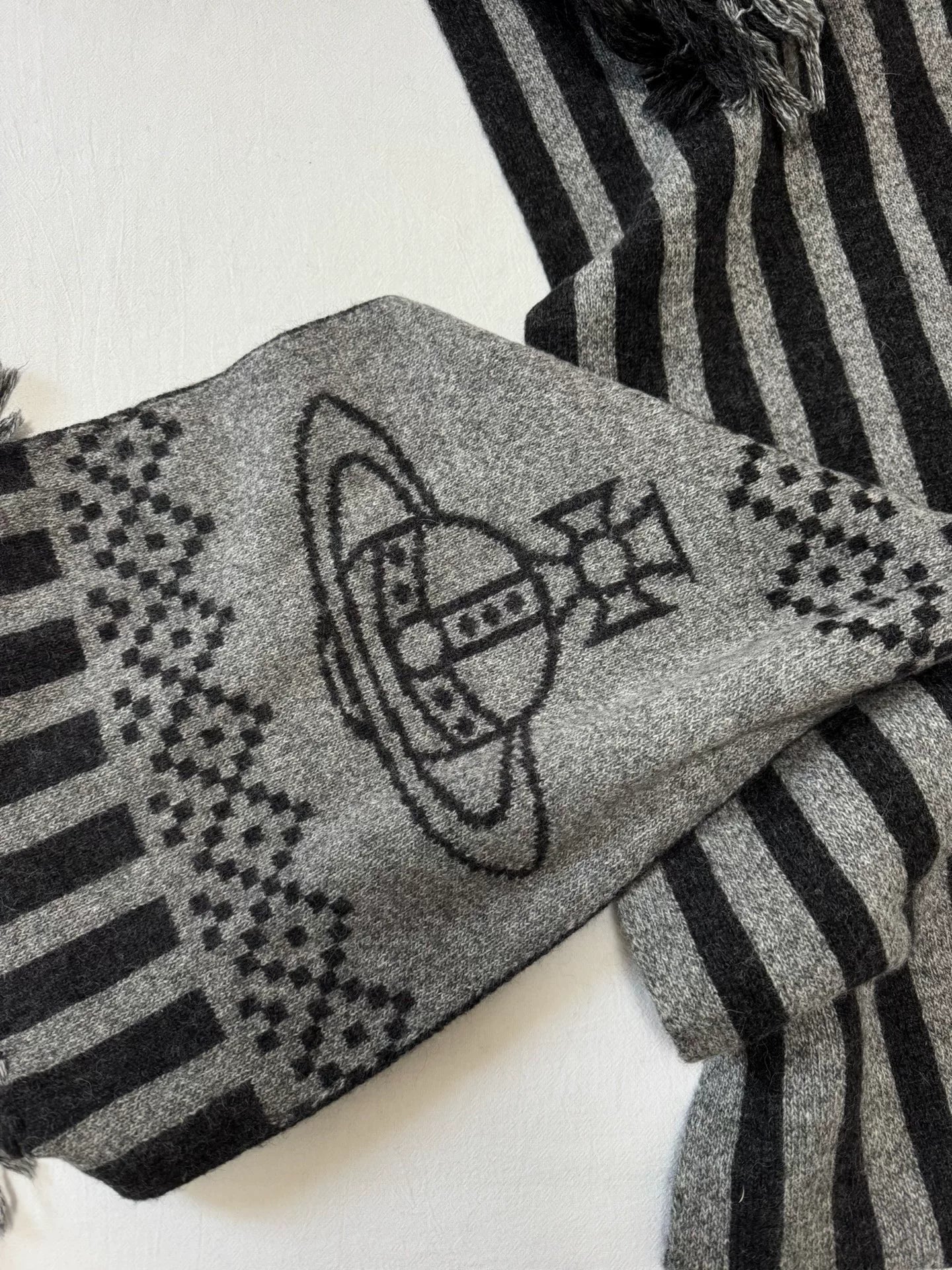 Vivienne Westwood Saturn Logo Scarf