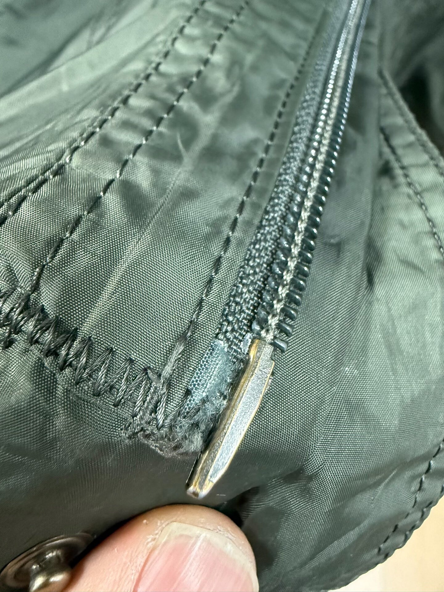 issey miyake studded zip jacket size 2