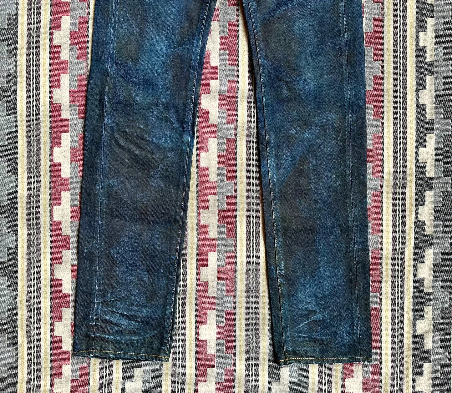 prps noir heavy wash denim jeans sample