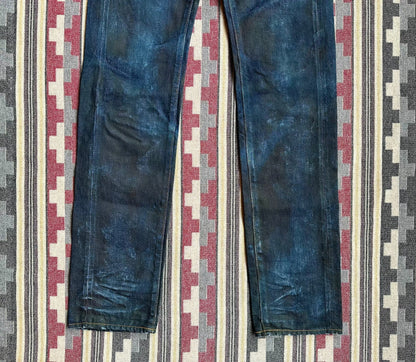 prps noir heavy wash denim jeans sample