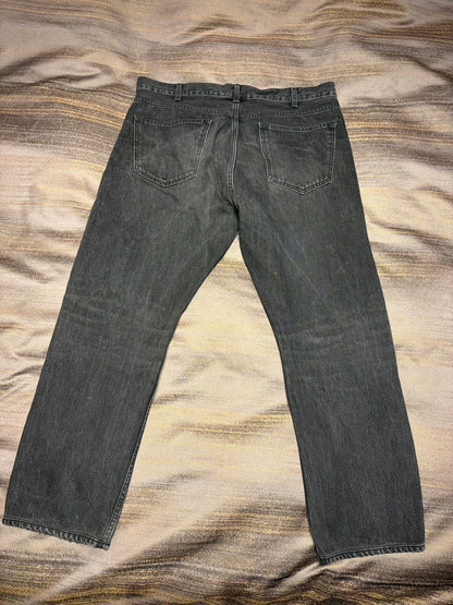 Celine Men's Gray-Black Denim Jeans Size 36