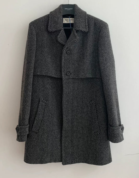 Saint Laurent 17FW Herringbone Coat