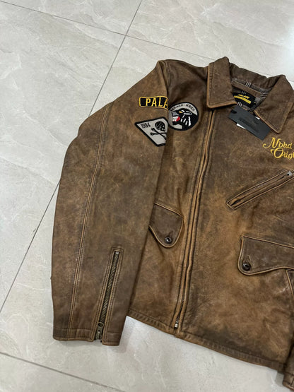 PALACE x NEIGHBORHOOD Leather Jacket