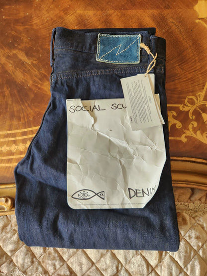 VISVIM Social Sculpture Raw Mud Jeans