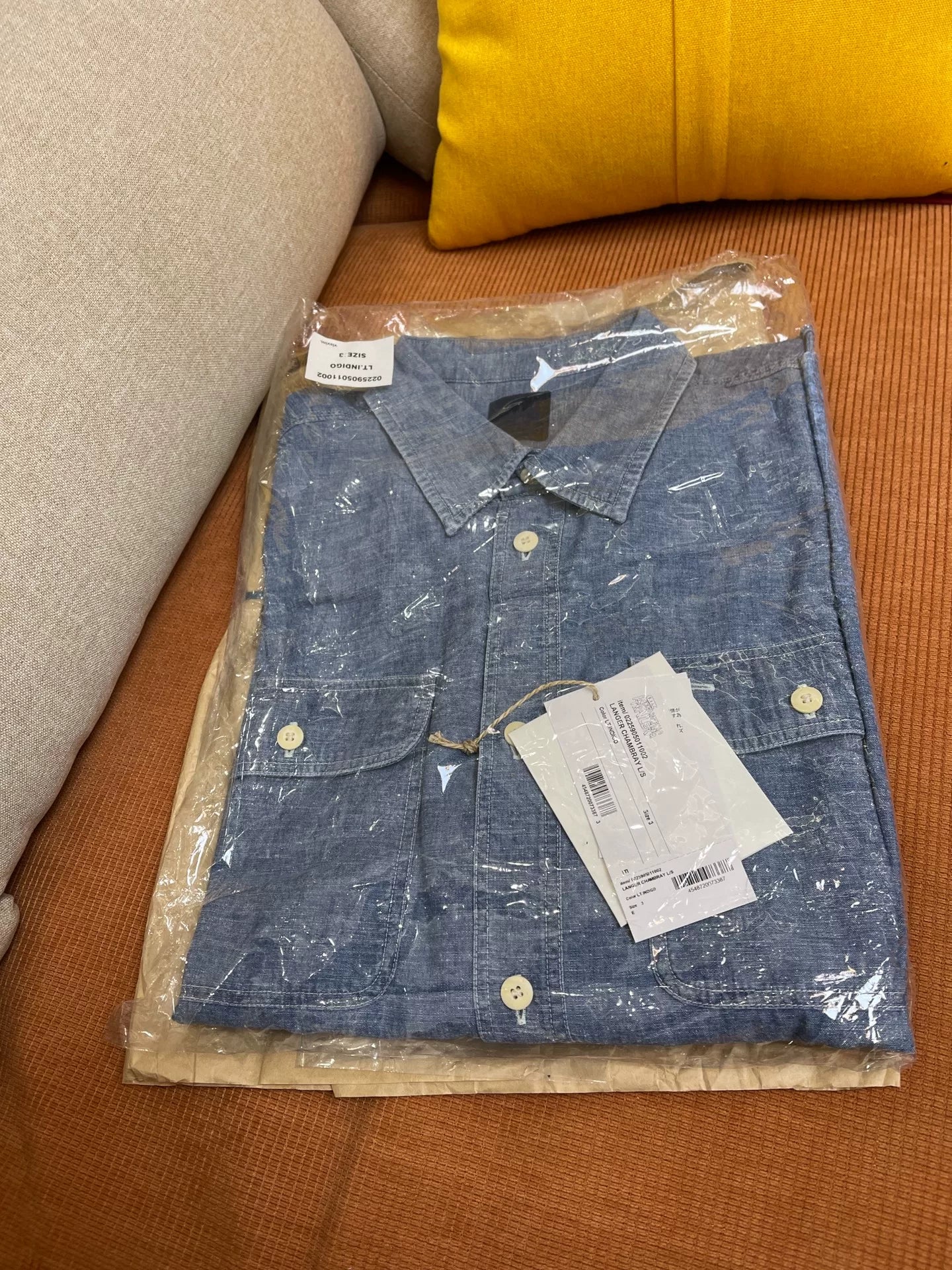 VISVIM 25SS LANGER CHAMBRAY L/S
