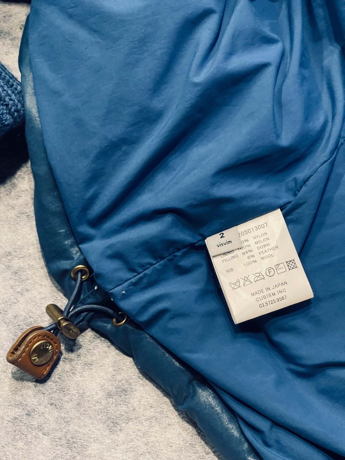 Visvim 16AW Dotera Down Robe Coat