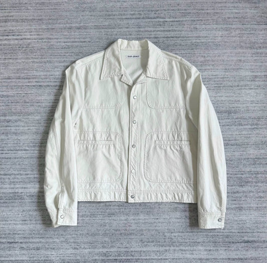 our legacy pocket work jacket in beige