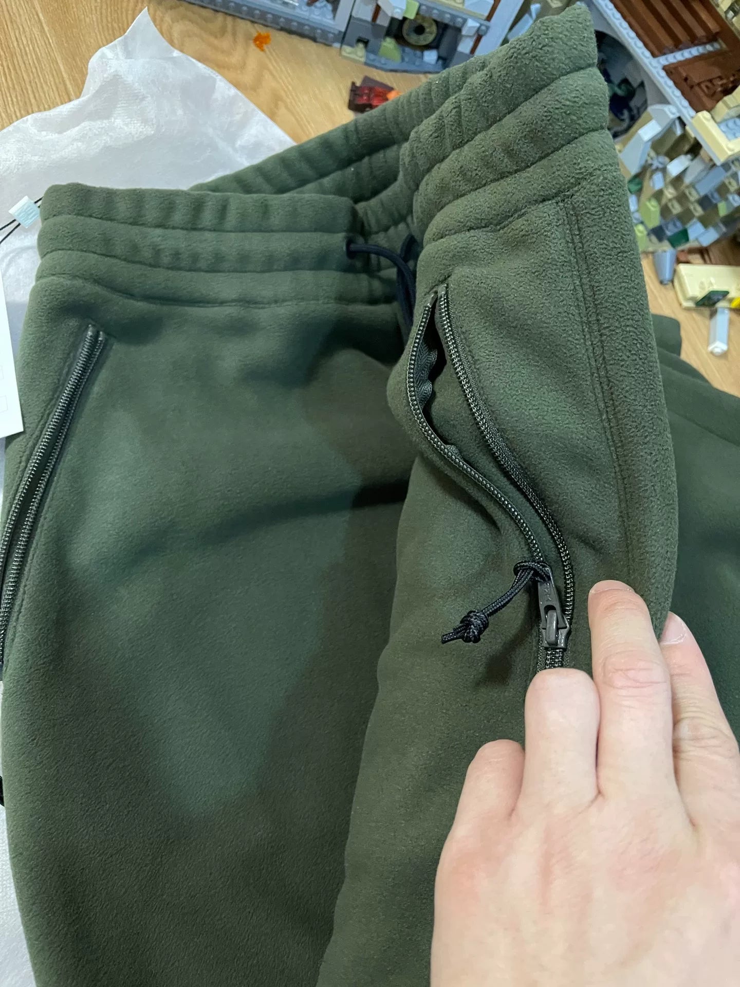 N.HOOLYWOOD Fleece Relaxed Straight Pants