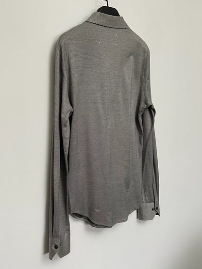 maison martin margiela twisted collar shirt
