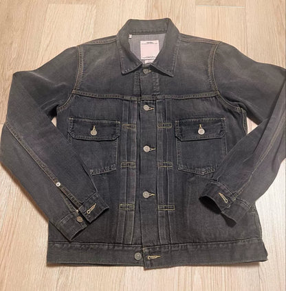 VISVIM Black Gray Classic Denim Jacket