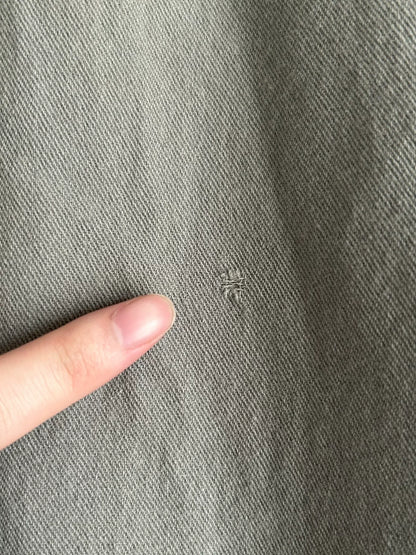 Yohji Yamamoto Gray Side Stripe Wool Pants