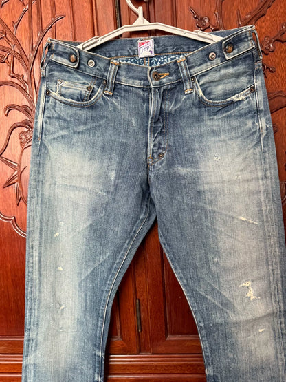 PRPS Men's W30 Straight-Leg Jeans